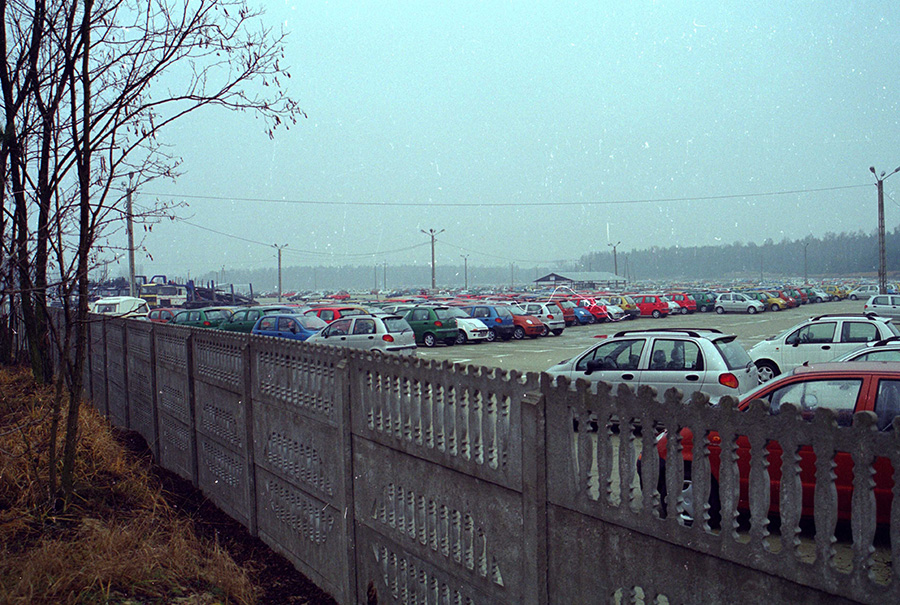 Utwardzenie placu składowego samochodów z PB 1000