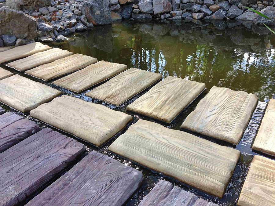 betonowe drewno do ogrodu