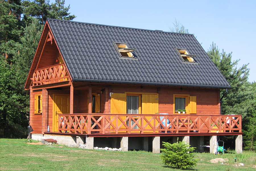 domki rekreacyjne z drewna