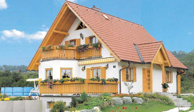 dom drewniany hanlo
