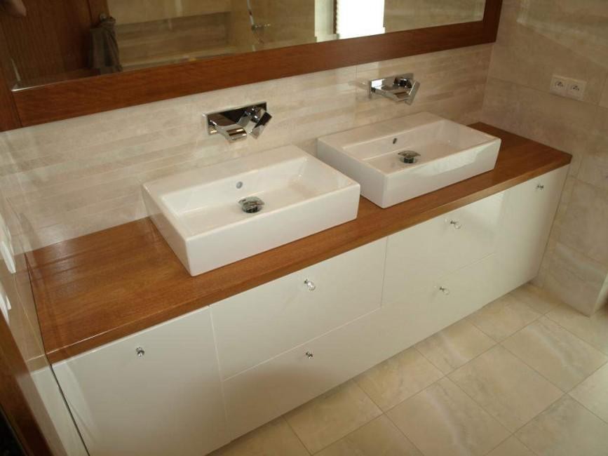 drewniane blaty kuchenne łazienkowe