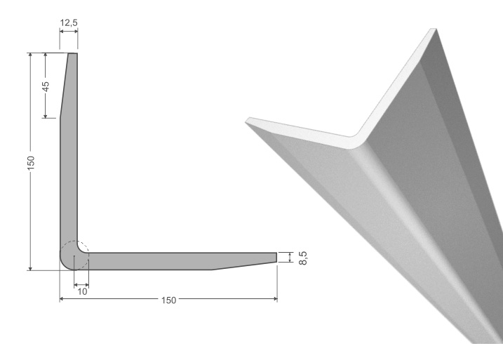 profil łukowy nl150 r10