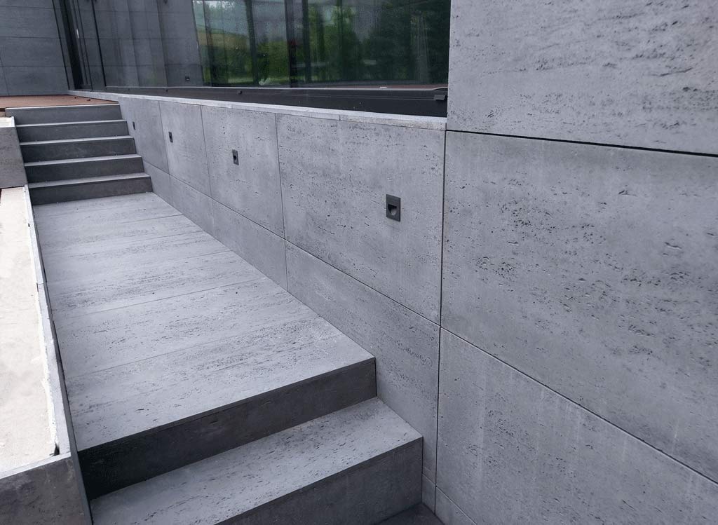 beton architektoniczny na zewnątrz