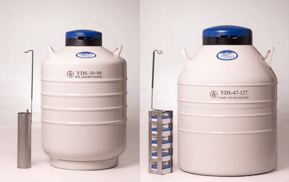 zbiorniki na ciekły azot 30 l, 47 l