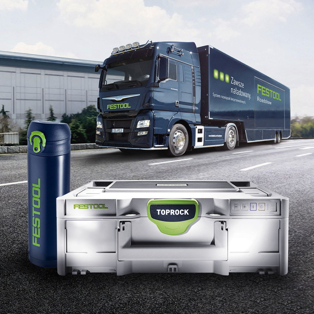 Ciężarówka Festool Roadshow 2025