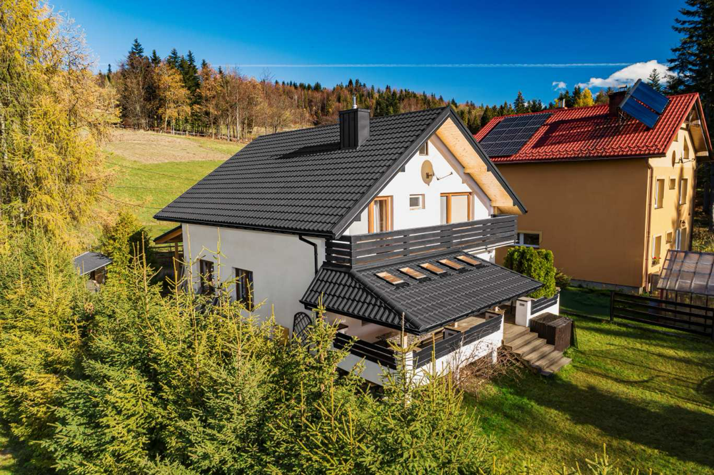 Blachodachówka z posypką skalną Blizzard