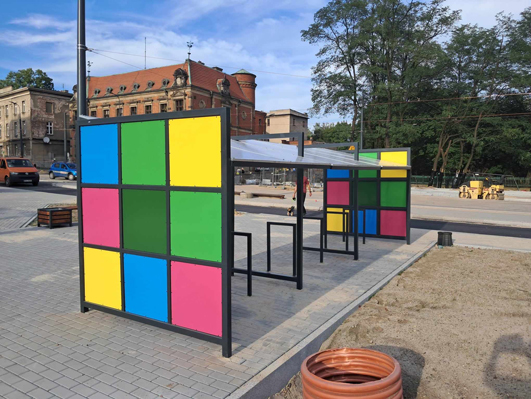 Rew Ton Montaż wiat, ławek, boxów rowerowych oraz stojaków Mysłowice. 23.09.2024.