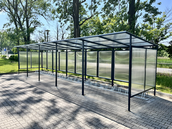 Rew Ton wiata miejska i stojaki rowerowe rusiec 24.05.2024