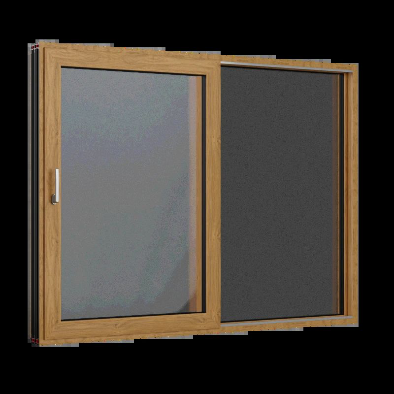 Drzwi przesuwne SLIDE Salamander w okleinie Winchester wizualizacja systemu tarasowego Abakus Okna 