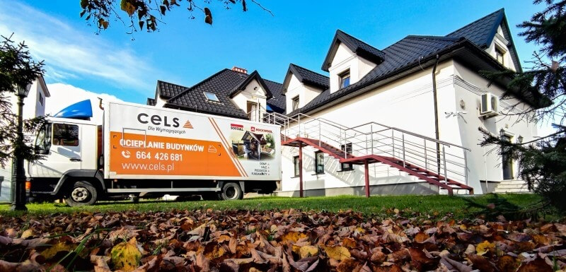 ciężarówka firmowa firmy CELS