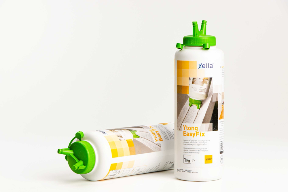 Klej do bloczków Ytong EasyFix 1 kg w tubie z podwójnym aplikatorem (Xella)