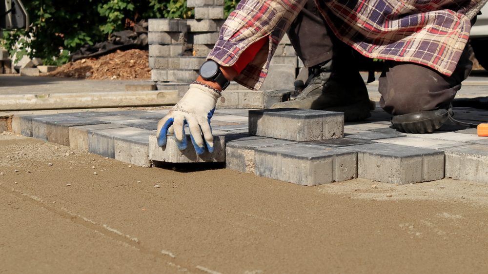 układanie kostki brukowej
