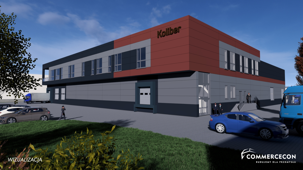 Wizualizacja hali Koliber Food