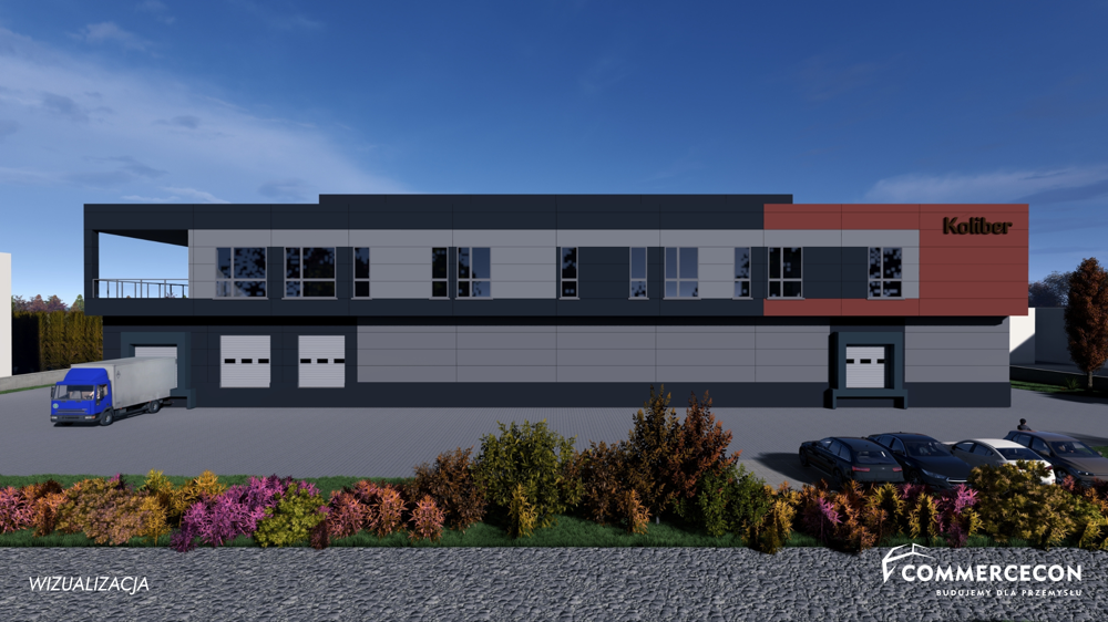 Wizualizacja hali Koliber Food