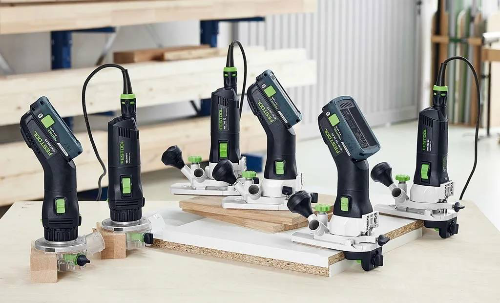 Frezarki krawędziowe Festool MFK 700 i MFKC 700 do fazowania, profilowania i obróbki krawędzi meblowych