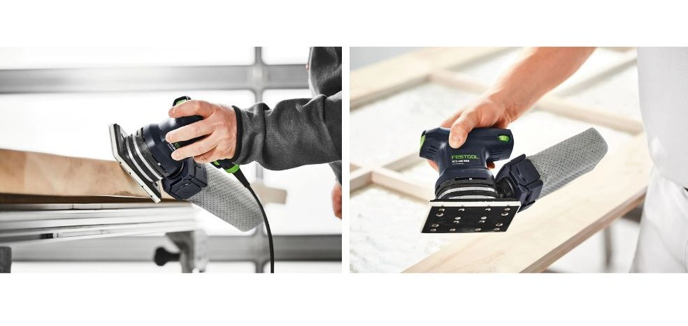 Szlifierka oscylacyjna Festool RTS 400 REQ do precyzyjnego szlifowania krawędzi, narożników i wąskich elementów