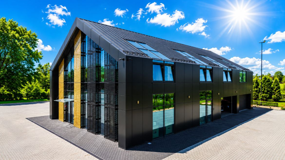 System fasadowy z okładziną architektoniczną ARPANEL DUAL SKIN do wykonywania elewacji na budynkach z obudową z płyt warstwowych