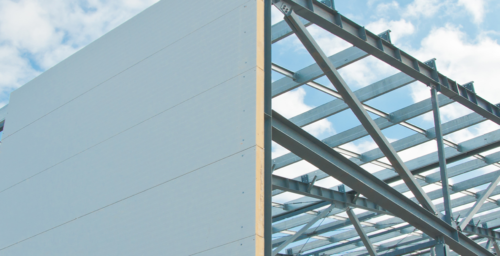 Mocowanie płyt warstwowych do konstrukcji stalowej łącznikami ETANCO