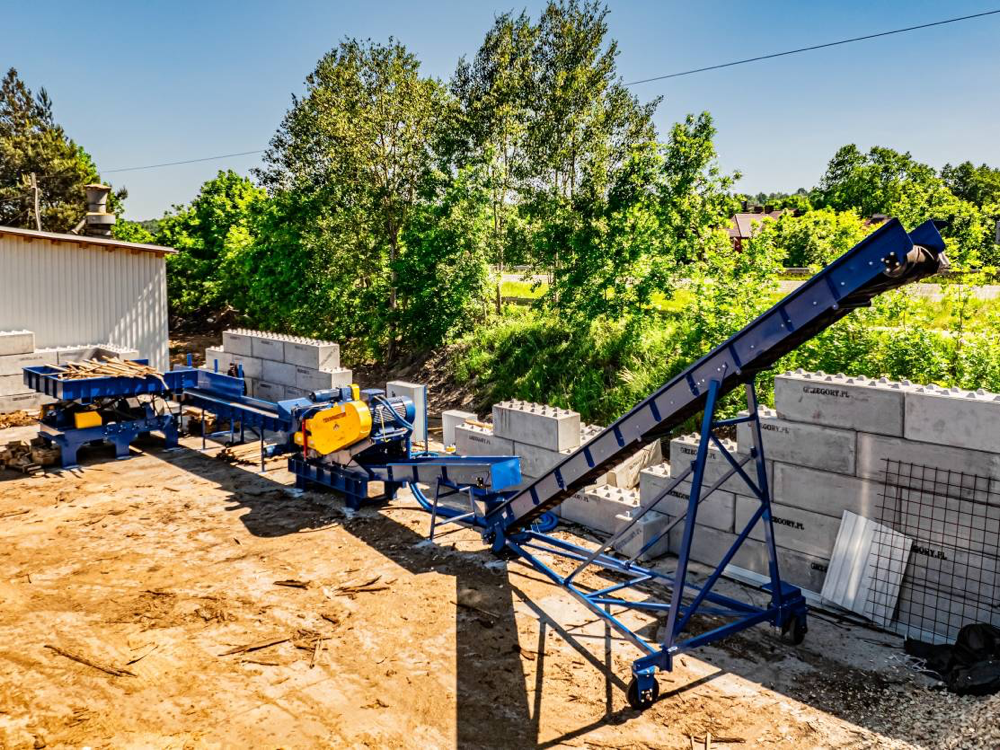Rębak Skorpion 650 EB HEAVY z transporterem odbiorczym do zrębków
